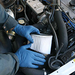 change engine air filter
