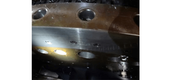 Slide oil protection